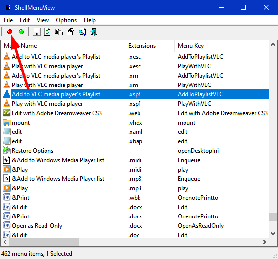 nirsoft context menu edit shellmenuviewor