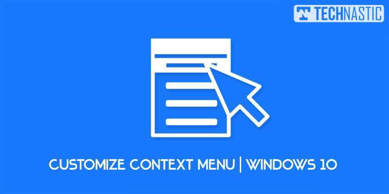 context menu windows 10
