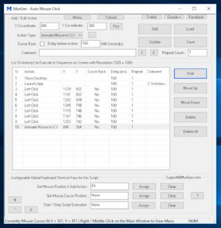 mac auto clicker coordinates