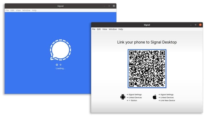 Signal Private messenger desktop app