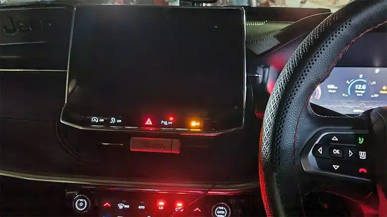 touch screen not working on jeep compass