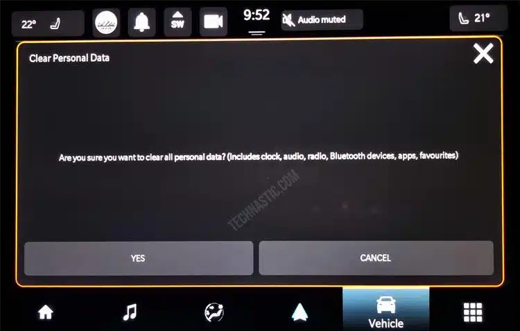 jeep uconnect clear personal data