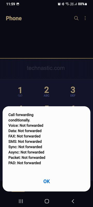 android ussd code for call divert