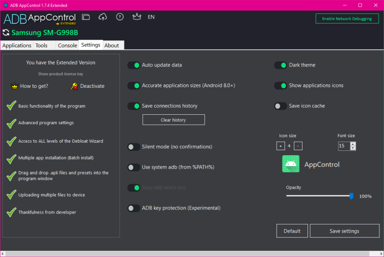 PROJECT SHARE BLOATWARE REMOVAL TOOL FULL ADB APP CONTROL visual data 8