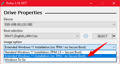 windows 11 image with not tpm and secure boot