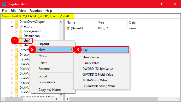 hkey class root in registry editor