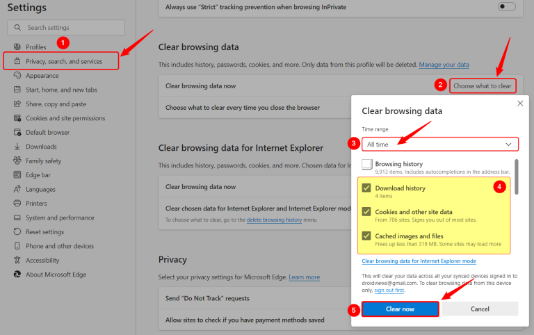 Clear Browser Cache And Cookies In Chrome Edge Firefox Clear Browser Cache And Cookies In Chrome Edge Firefox