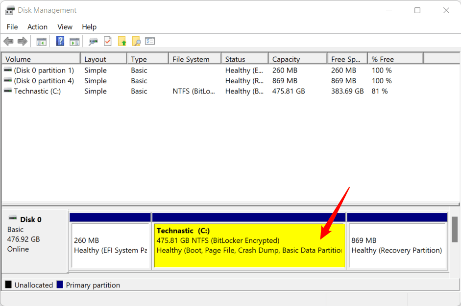 increase c drive space in windows 10