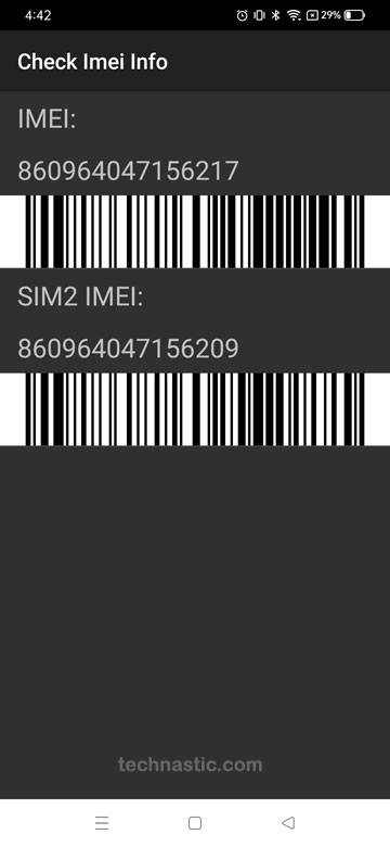 realme imei and meid number code