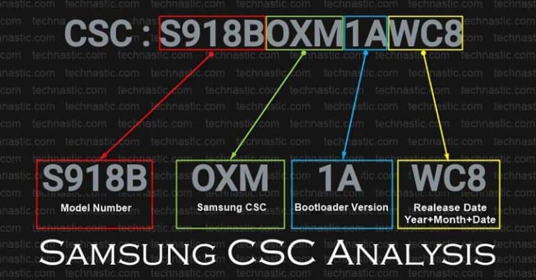 600 Samsung CSC Codes Complete List 2024 Technastic