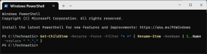 How to Rename Single or Multiple Files with PowerShell - Technastic