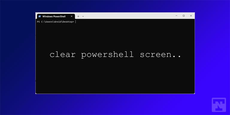 clear powershell and command prompt history