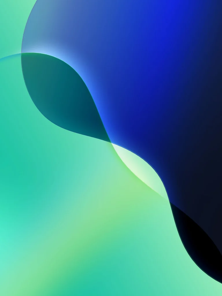 iPadOS Green Light wallpaper