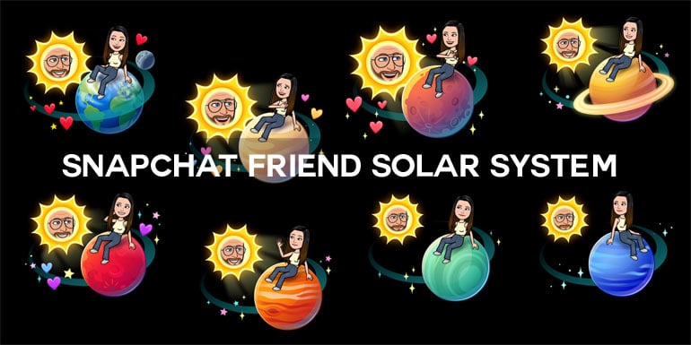 snapchat friends solar system