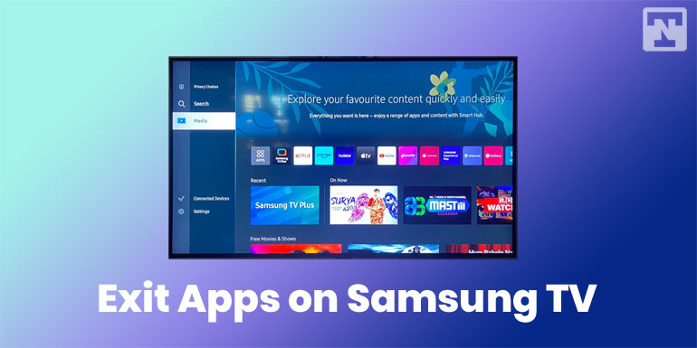 samsung tv home screen