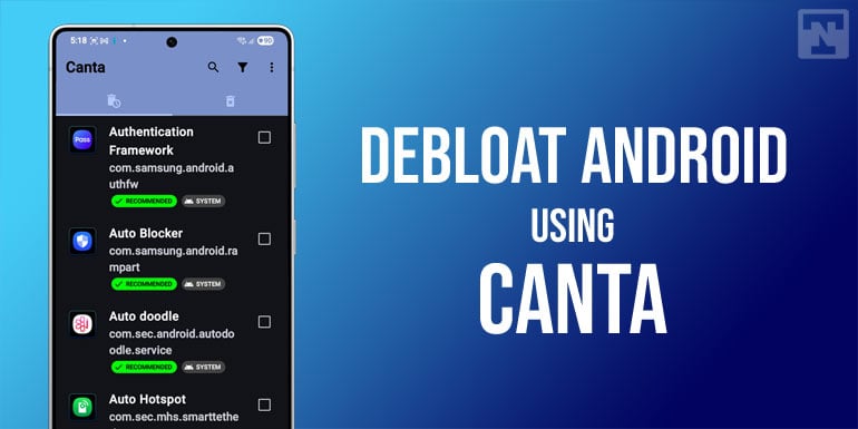 debloat android with canta