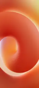 Meizu Note 16 orange spiral wallpaper