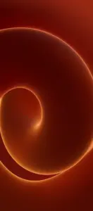 Meizu Note 16 orange spiral wallpaper