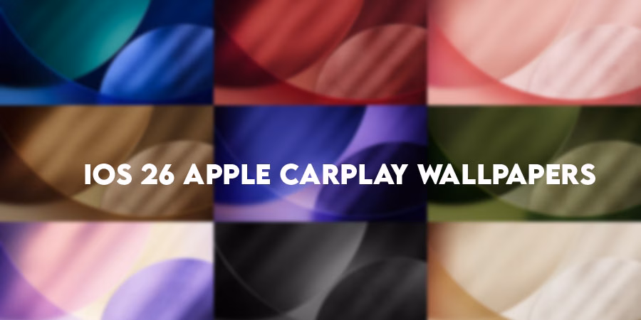 iOS 26 Apple CarPlay Wallpapers