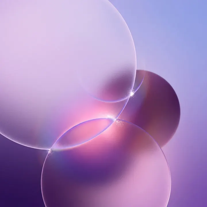 Galaxy M17e default violet wallpaper