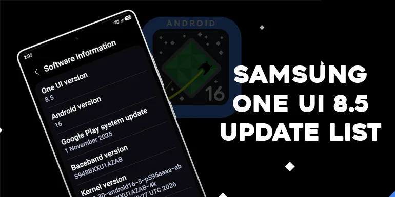 Samsung One UI 8.5 Eligible Devices List