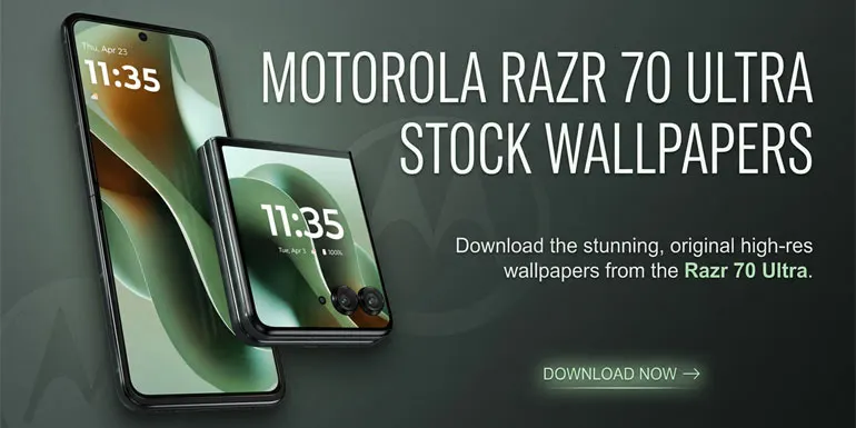 Motorola Razr 70 Ultra Stock Wallpapers
