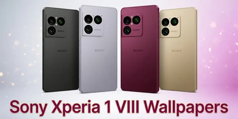 Sony Xperia 1 VIII Stock Wallpapers