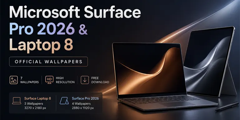 Surface Pro 2026 wallpapers