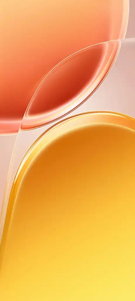 Vivo X300 FE orange abstract ring wallpaper