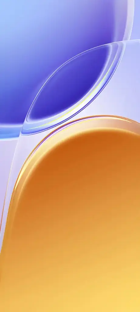 Vivo X300 FE blue and gold stock wallpaper