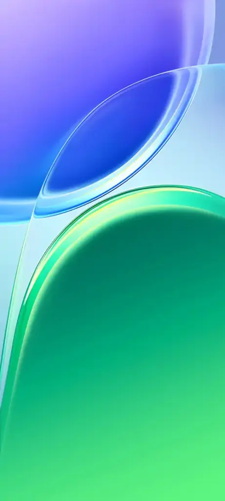 Vivo X300 FE blue and green gradient wallpaper
