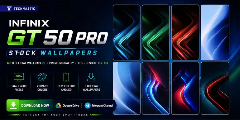 Infinix GT 50 Pro AMOLED stock wallpaper