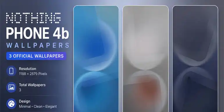 Nothing Phone 4b stock wallpapers