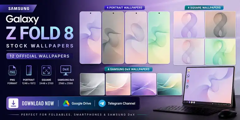 Galaxy Z Fold 8 Stock Wallpapers