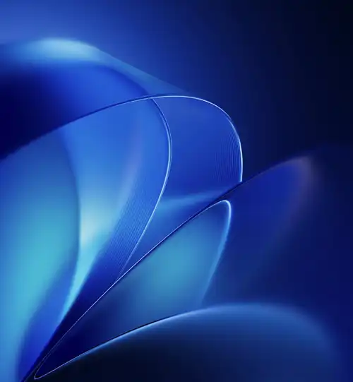 Vivo X Fold 6 Stock Wallpaper 01 - Blue Abstract