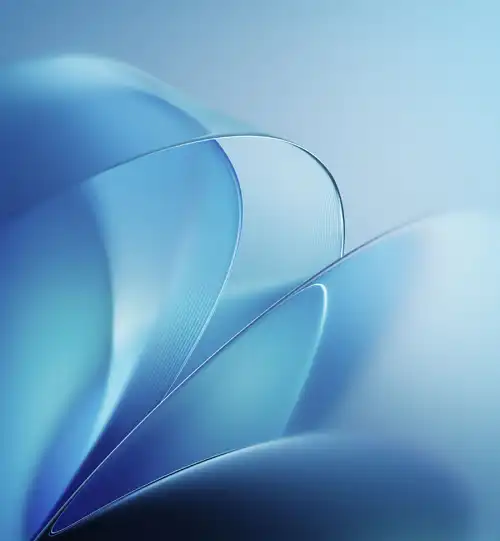 Vivo X Fold 6 Stock Wallpaper 02 - Light Blue Abstract