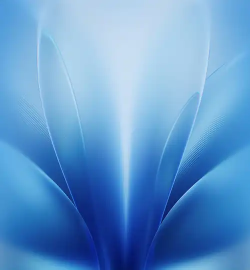 Vivo X Fold 6 Stock Wallpaper 03 - Blue Crystal