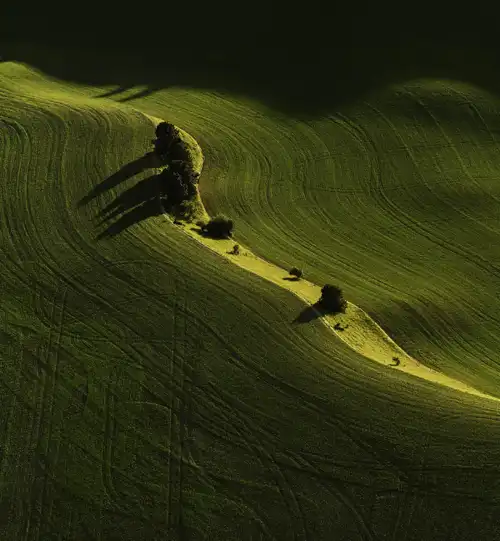 Vivo X Fold 6 Stock Wallpaper 08 - Green Hills Landscape