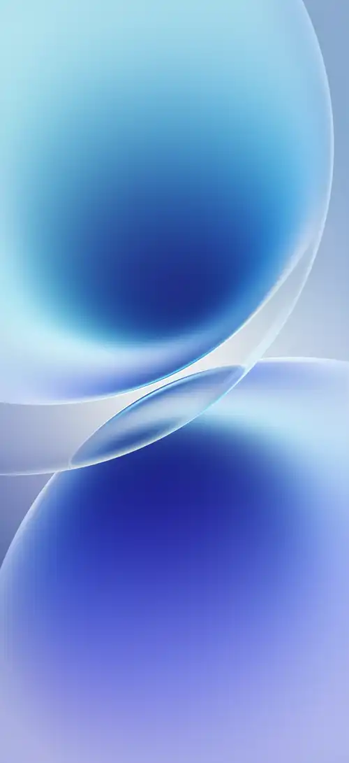 Vivo X300 E official blue abstract stock wallpaper