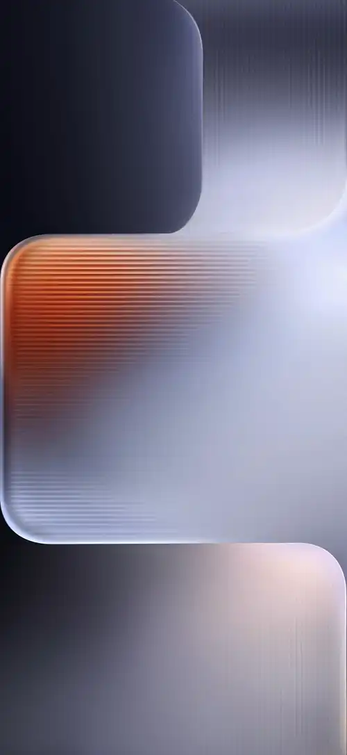 HONOR Robot Phone abstract wallpaper with metallic gradient blocks