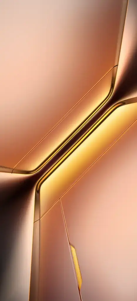 OPPO K15 wallpaper orange gold