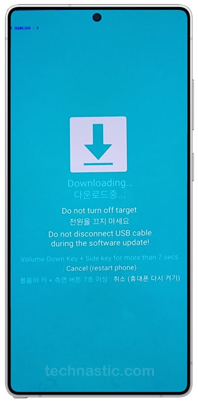 Samsung download mode