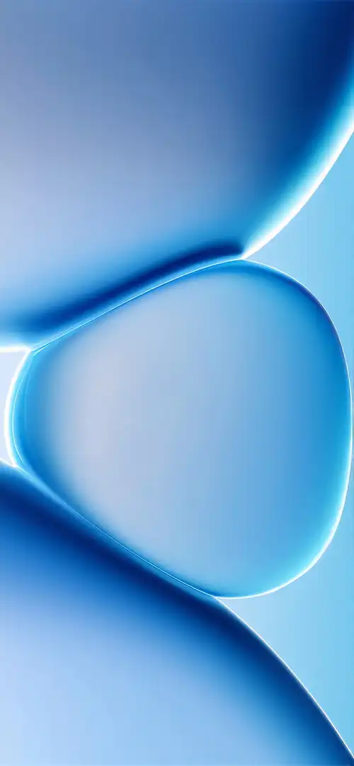 Redmi Note 15 Pro+ blue abstract bubble stock wallpaper