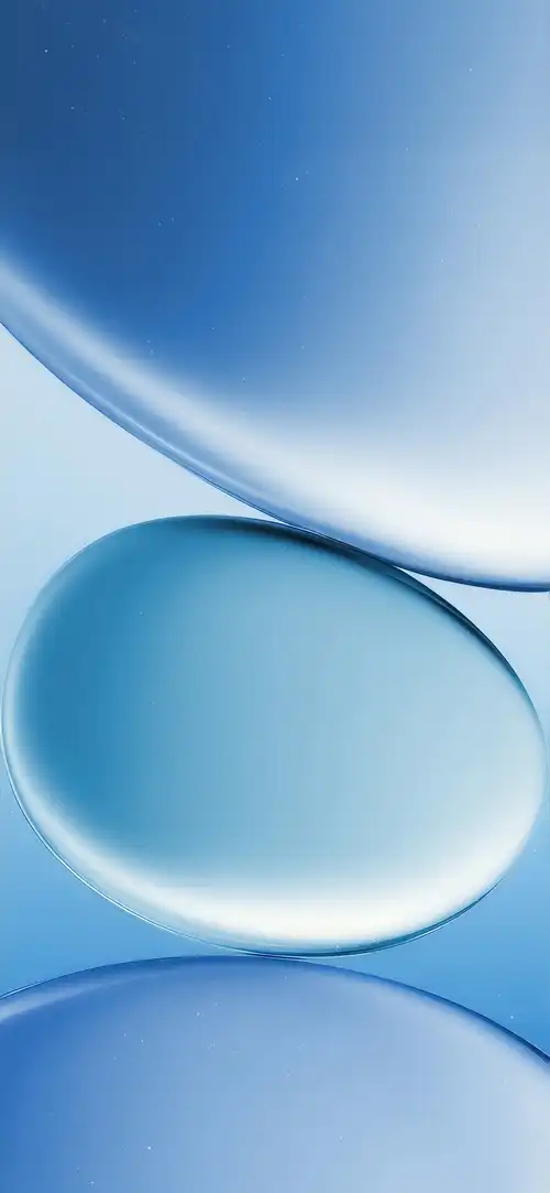 Redmi Note 15 Pro blue translucent abstract stock wallpaper