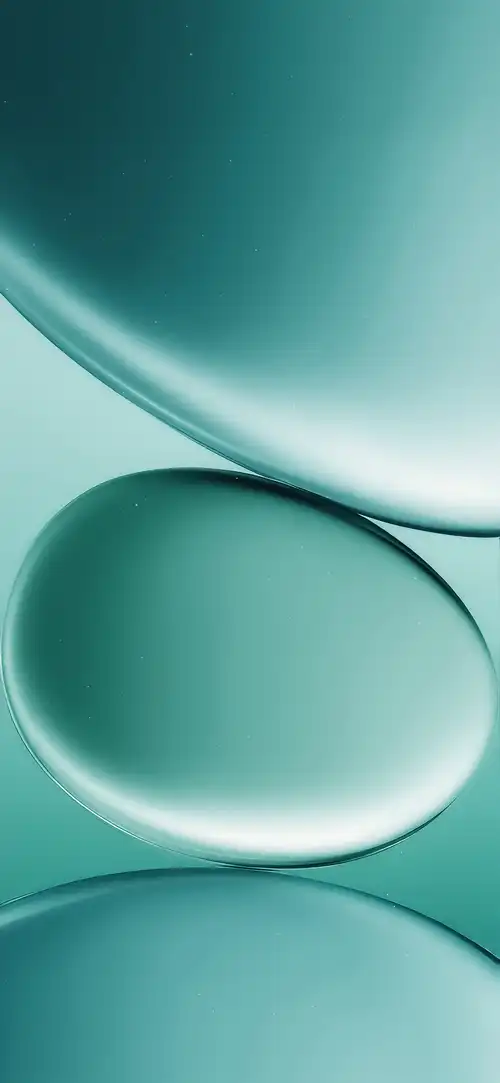 Redmi Note 15 Pro teal translucent abstract stock wallpaper