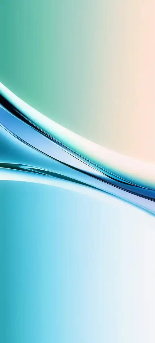 Redmi Note 15 cyan and white curved abstract stock wallpaper
