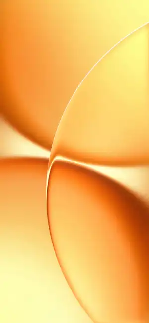 Redmi Turbo 5 Max orange and yellow abstract curved wallpaper