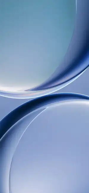 Redmi Turbo 5 Max blue and silver abstract curved wallpaper
