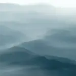 Sony Xperia 10 VIII misty blue mountain landscape wallpaper