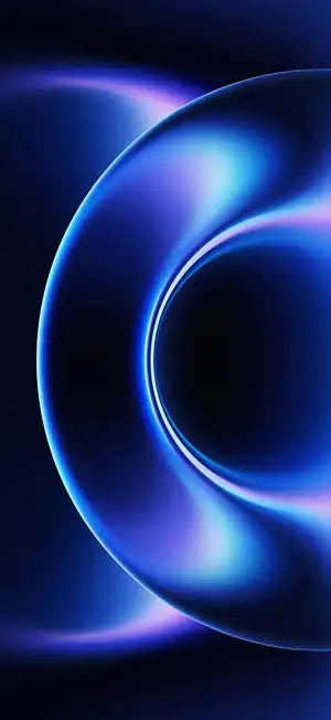 Xiaomi 17 Ultra blue and purple glowing abstract wallpaper